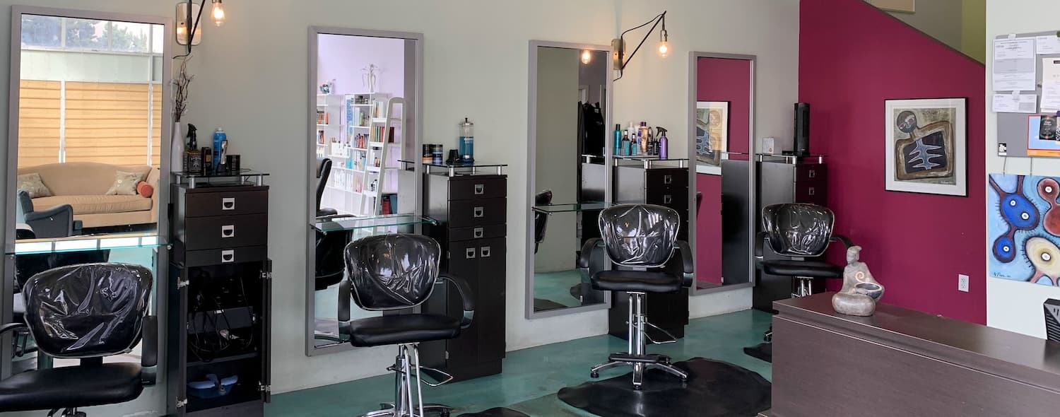 Inside a real salon